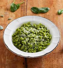 Spätzle agli spinaci