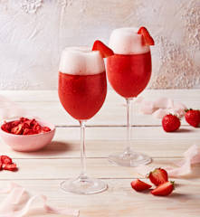 Strawberry Lemonade Mimosa