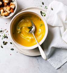 Sopa cremosa versátil