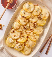 Gnocchi alla romana miele, noci e gorgonzola