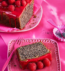 Himbeer-Mohn-Kastenkuchen