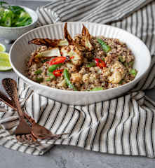 Warm satay bowl
