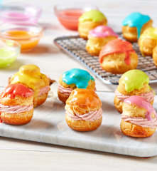 Rainbow Choux Buns