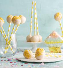 Cytrynowe cake pops