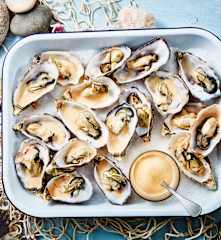 Huîtres de Cancale au beurre blanc