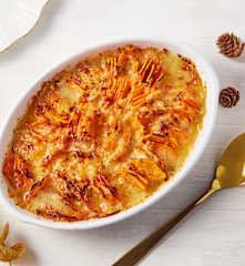 Butternut Squash and Smoked Gouda Gratin