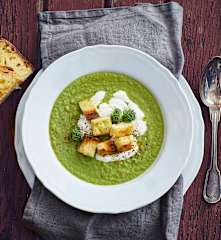 Vellutata di gambi di verdure