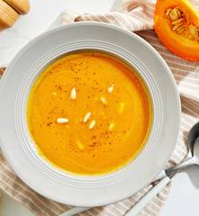 高纤南瓜白菜花汤