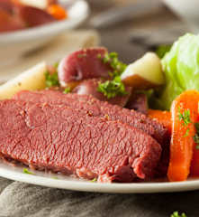 Slow Cooked Corned Beef and Cabbage