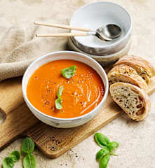 Frische Tomatensuppe