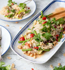 Salada de papaia tailandesa