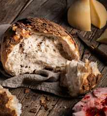 Pan gallego con masa madre