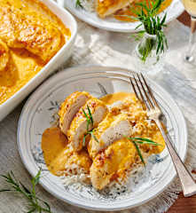 Hähnchen in Estragonsauce