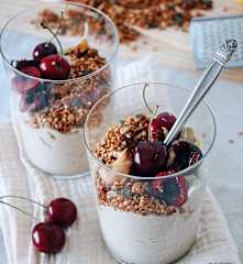 Papas de trigo sarraceno e caju