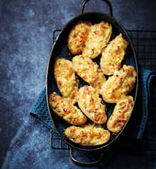 Pommes de terre farcies façon raclette