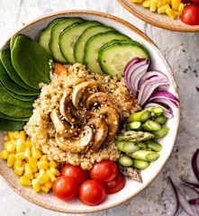 Vegan Mushroom Bowls