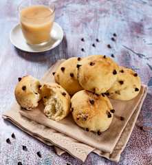 Panini con gocce di cioccolato