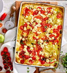 Buntes Tomatengratin