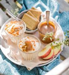 Mousse de pomme au caramel beurre salé