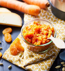 Chutney de carotte, abricot sec et cardamome