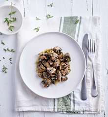 Cogumelos à bulhão pato