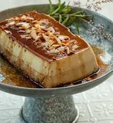 Flan de coco