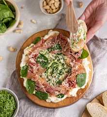 Butter Board with Spinach Pesto