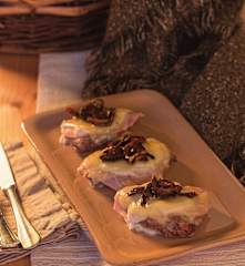 Medaglioni di vitello ai funghi