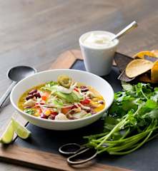 Mexican chicken soup