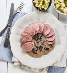 Vepřová panenka sous-vide s houbovou omáčkou