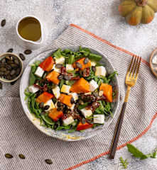 Sałatka z dynią i serem feta