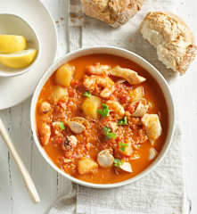 Guiso marinero con patatas