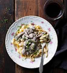 Ternera Stroganoff