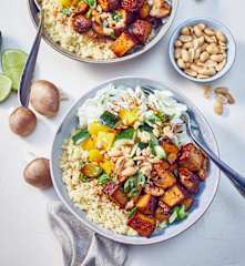 Tofu-Gemüse-Bowl mit Couscous