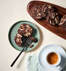 Blok czekoladowy z czerstwym chlebem