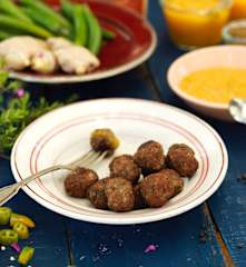 Kofty z jagnięciny i chutney z mango