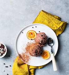 Glace au chocolat