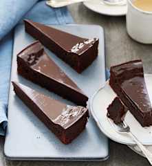 Schokoladigster Schokokuchen (Death by chocolate)