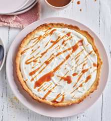 Crostata al caramello e vaniglia