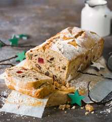 Cake especiado de frutos secos y ron