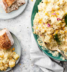 Ensalada de coliflor y papa