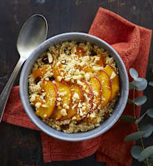 Porridge alle pesche