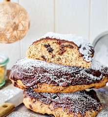 Kleine Schokoladenstollen