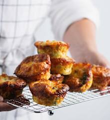 Petits flans brocoli et lardons