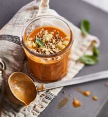Velouté de tomates au sarrasin et beaufort