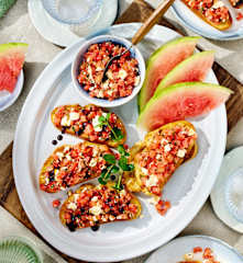 Wassermelonen-Bruschetta