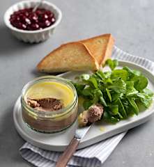 Jiddische Hendlleber mit Kirschenkoch