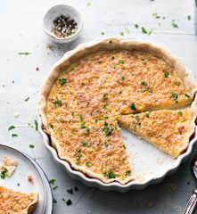Quiche lorraine sans gluten