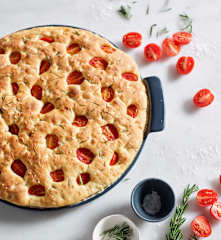 Dinkel-Tomaten-Focaccia