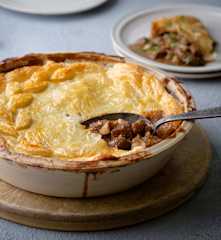 Steak, Guinness® and Oyster Pie